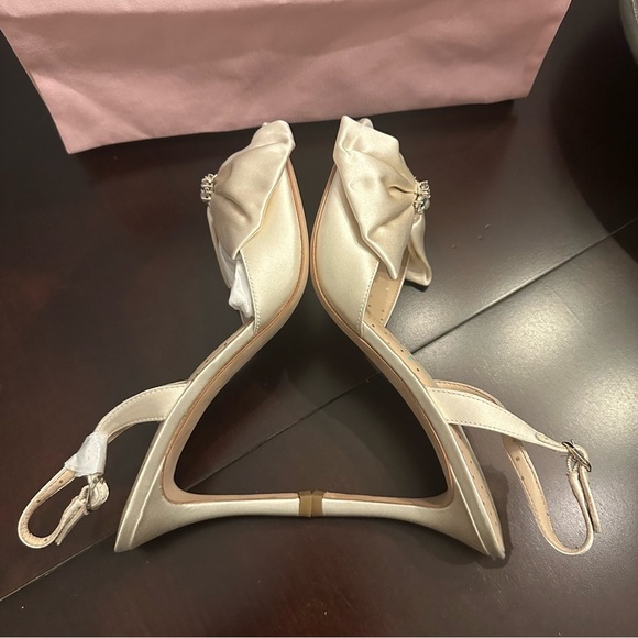 NIB Kate Spade Happily Slingback Pumps Size 8 Wedding Ivory - Picture 8 of 12